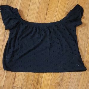 Zara Off-the Shoulder Crop Top